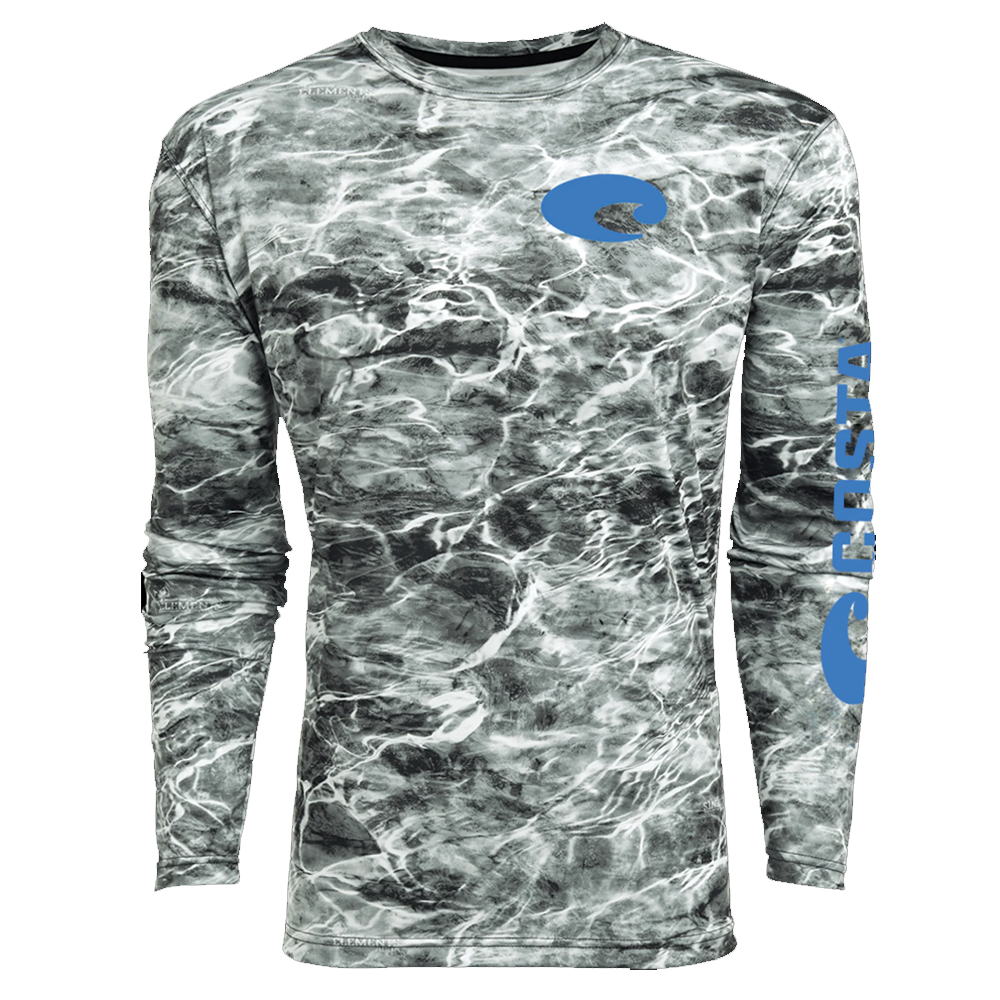 Costa Mossy Oak Coastal Inshore Men's Short Sleeve Crew T-Shirt from COSTA  - CHAOS Fishing