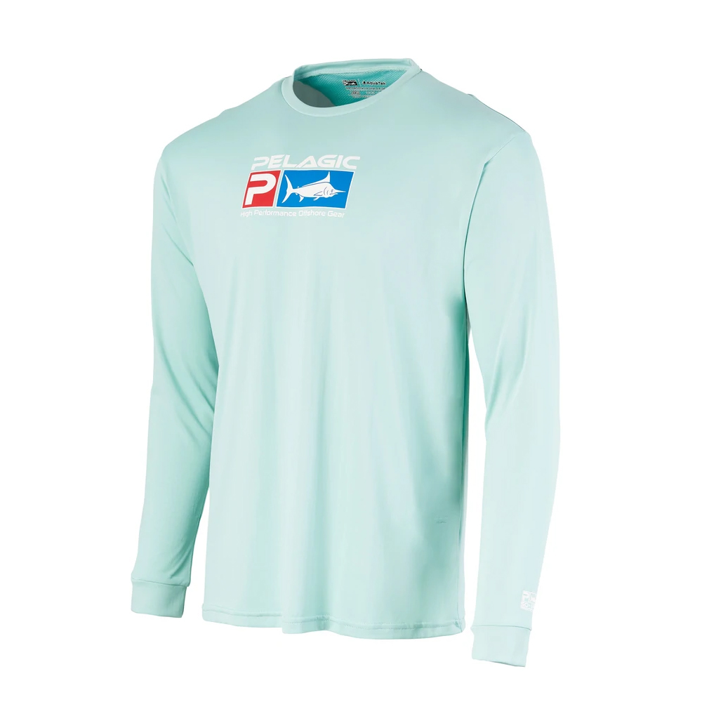 Pelagic Aquatek Performance Rashguard (Men’s) - Turquoise