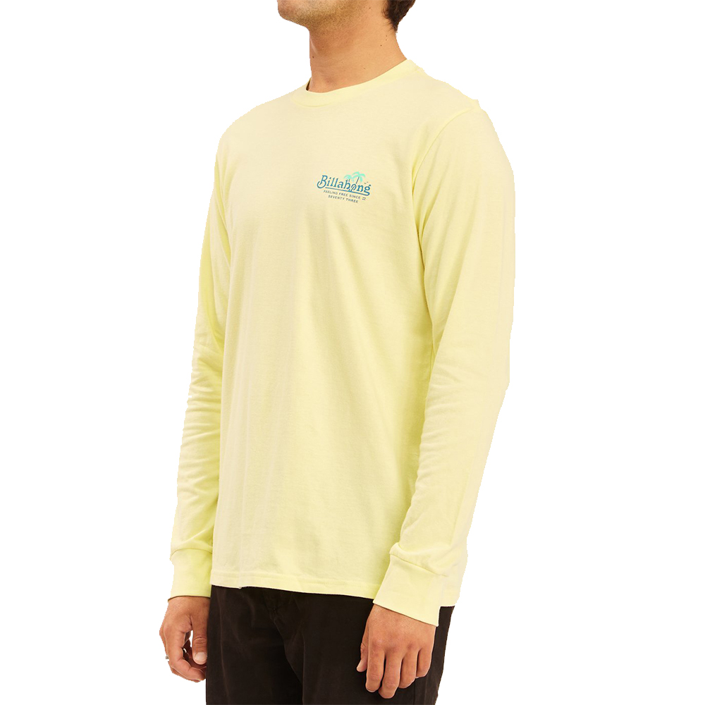 Billabong Lounge Long Sleeve T-Shirt Side - Beeswax
