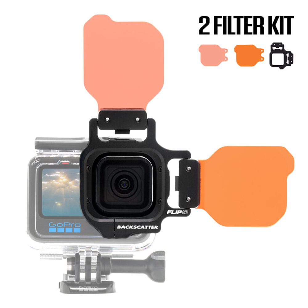 FLIP FILTERS Flip10 Two Filter Kit - Camera and Housing NOT Included