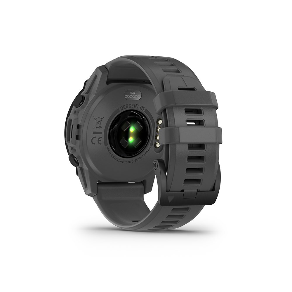 Garmin Descent™ G1 Wrist Dive Computer Back View - Slate Gray