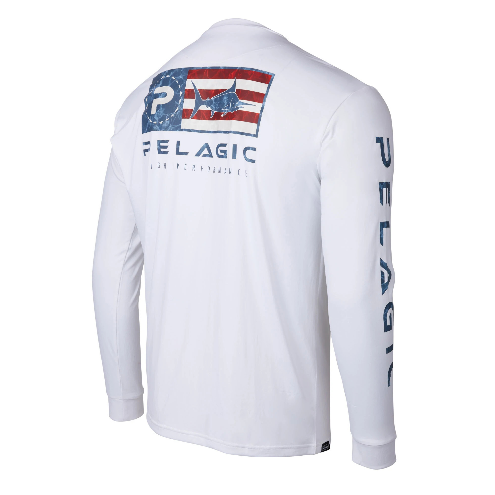  PELAGIC Men's Aquatek Twin Beeks Fishing Shirt, Long Sleeve,  UPF 50+ Protection, Ultra Soft Feel Water and Stain Repellent, Ocean :  Sports & Outdoors