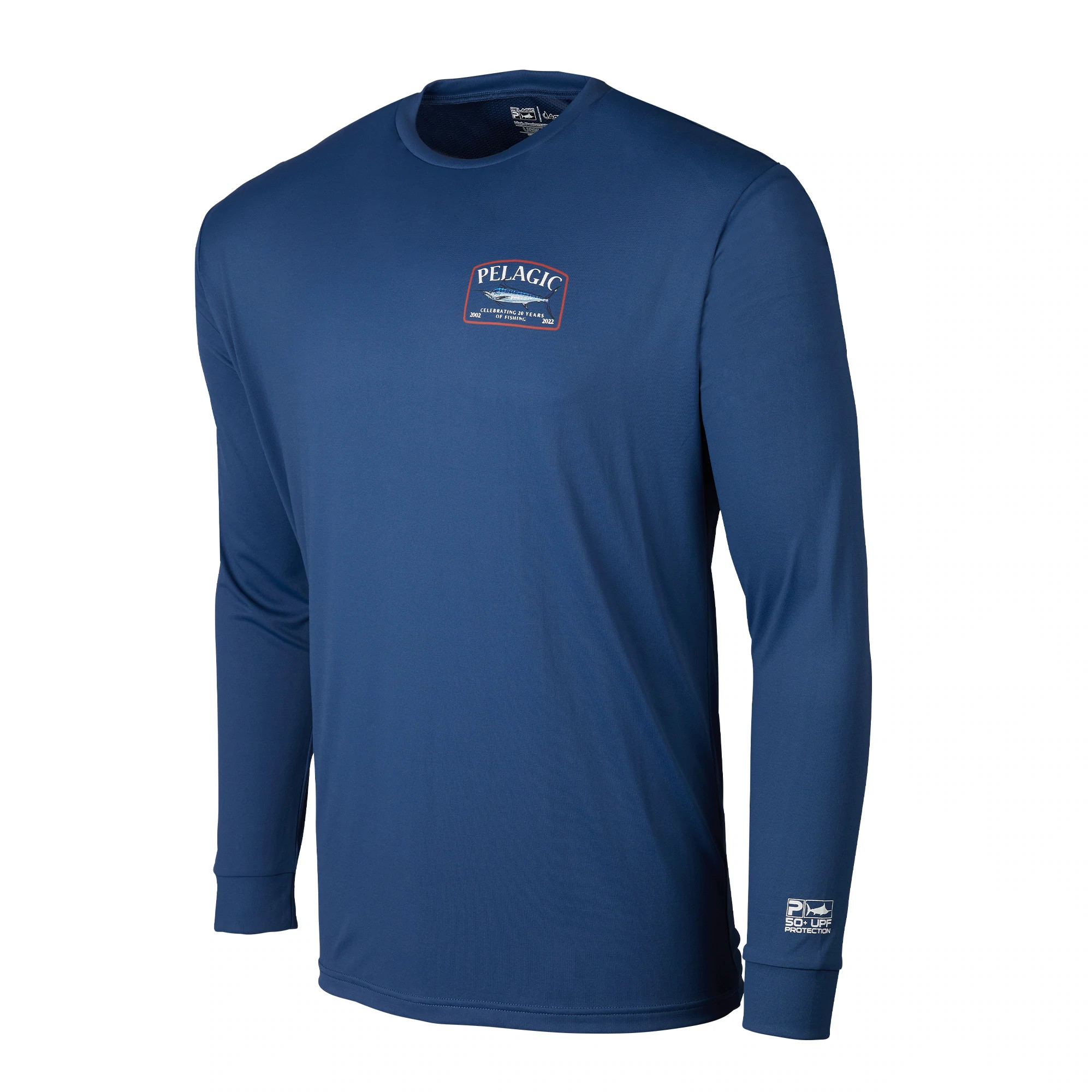 Team Baitball Fishing Shirt Men's Long Sleeve T-Shirt Light Blue