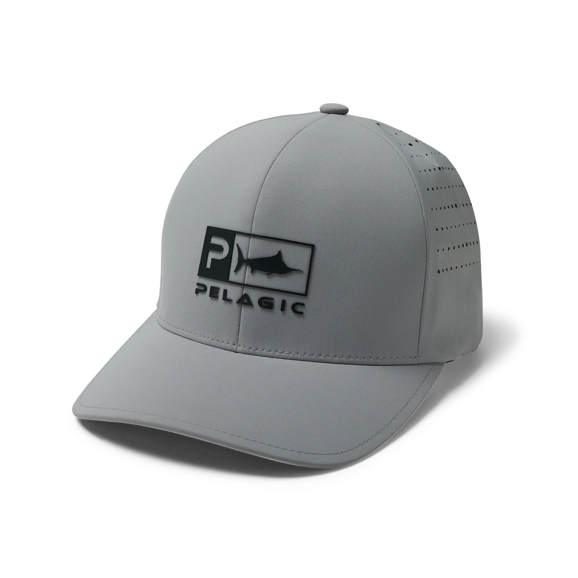 Pelagic Delta Flexfit Heathered Hat Grey / L/XL