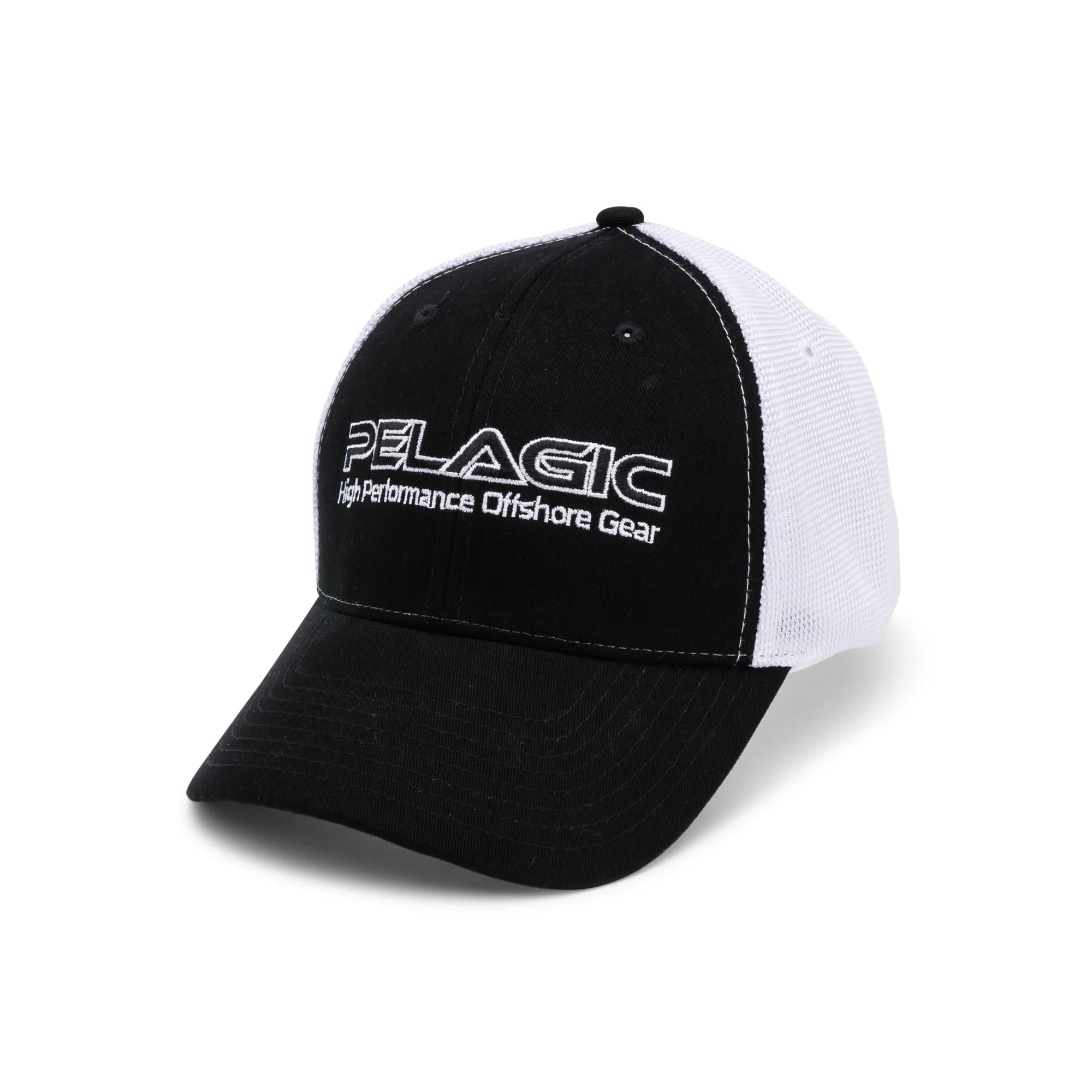 Pelagic Offshore Trucker Hat - Classic Black