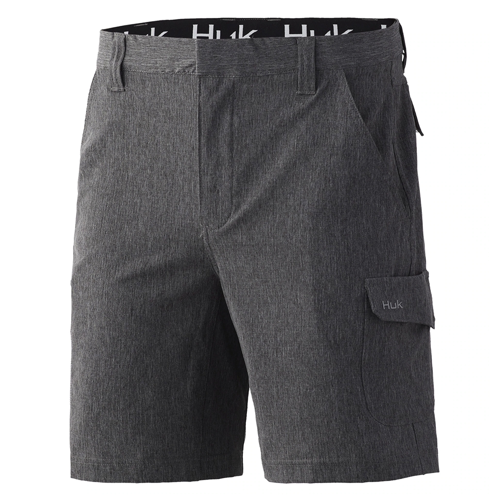 Huk A1A Shorts (Men's) Back - Volcanic Ash