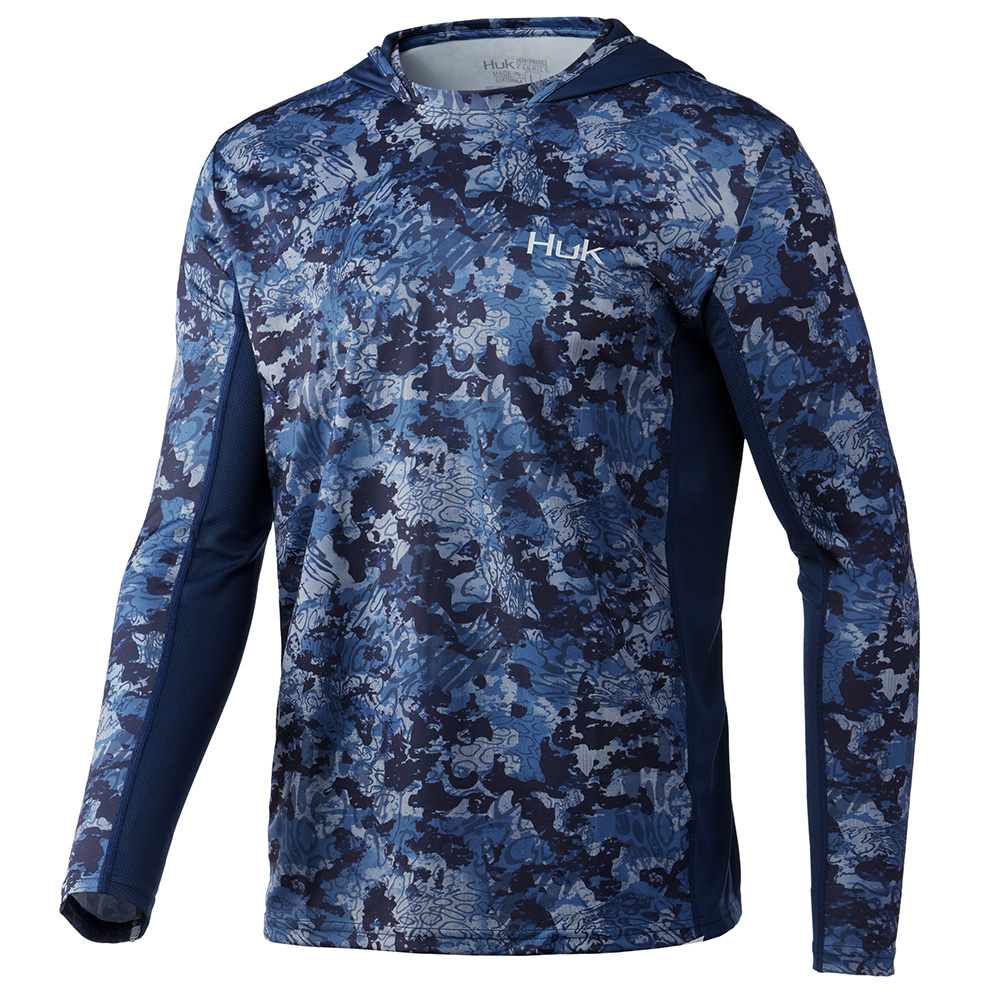 HUK Men's Icon X Camo Hoodie, UPF 50 Long-Sleeve Nepal