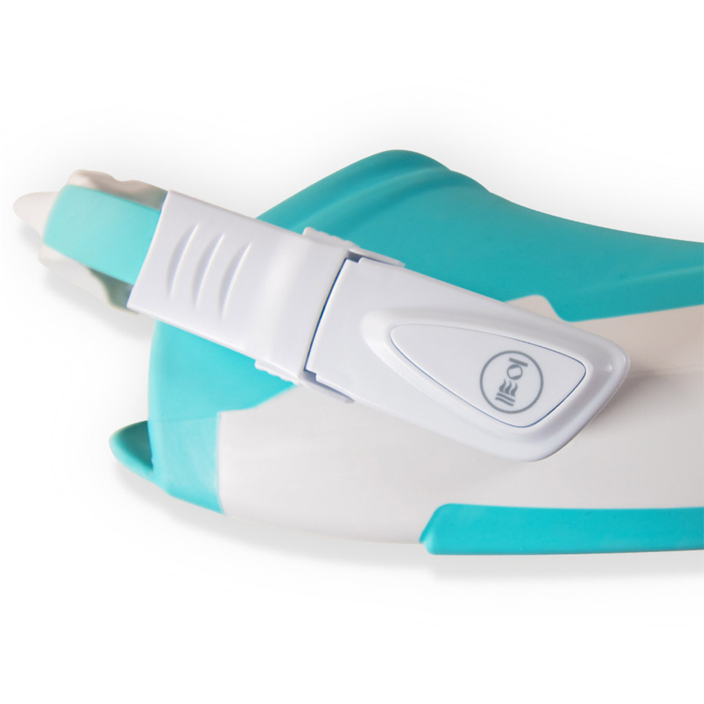 Fourth Element Rec Fins Fin Strap Detail - Aqua/White