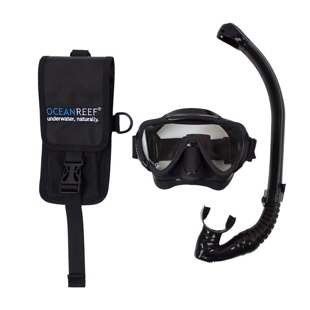 Ocean Reef Neptune III System  with Backpack Mask, Snorkel, and Case