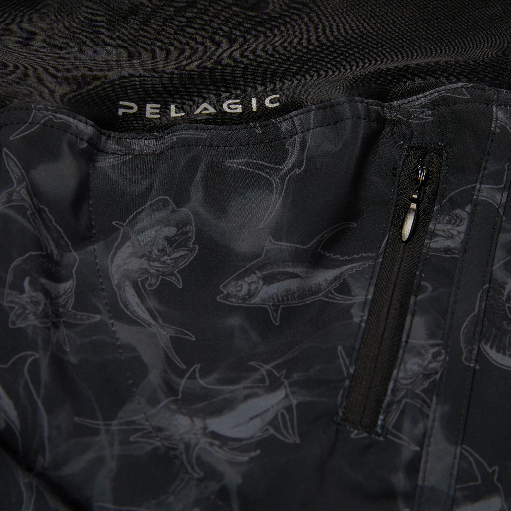 Pelagic Bali Active Fishing Shorts (Women's) Detail - Grey