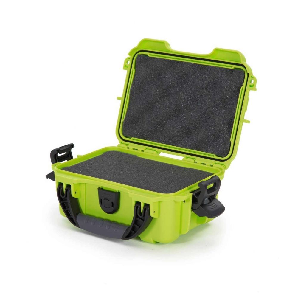 Nanuk 903 Case w/foam Open - Lime