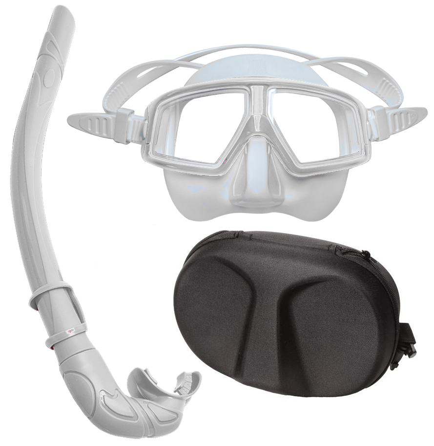 Hammerhead Pure Freediver Mask & Snorkel Combo with Case