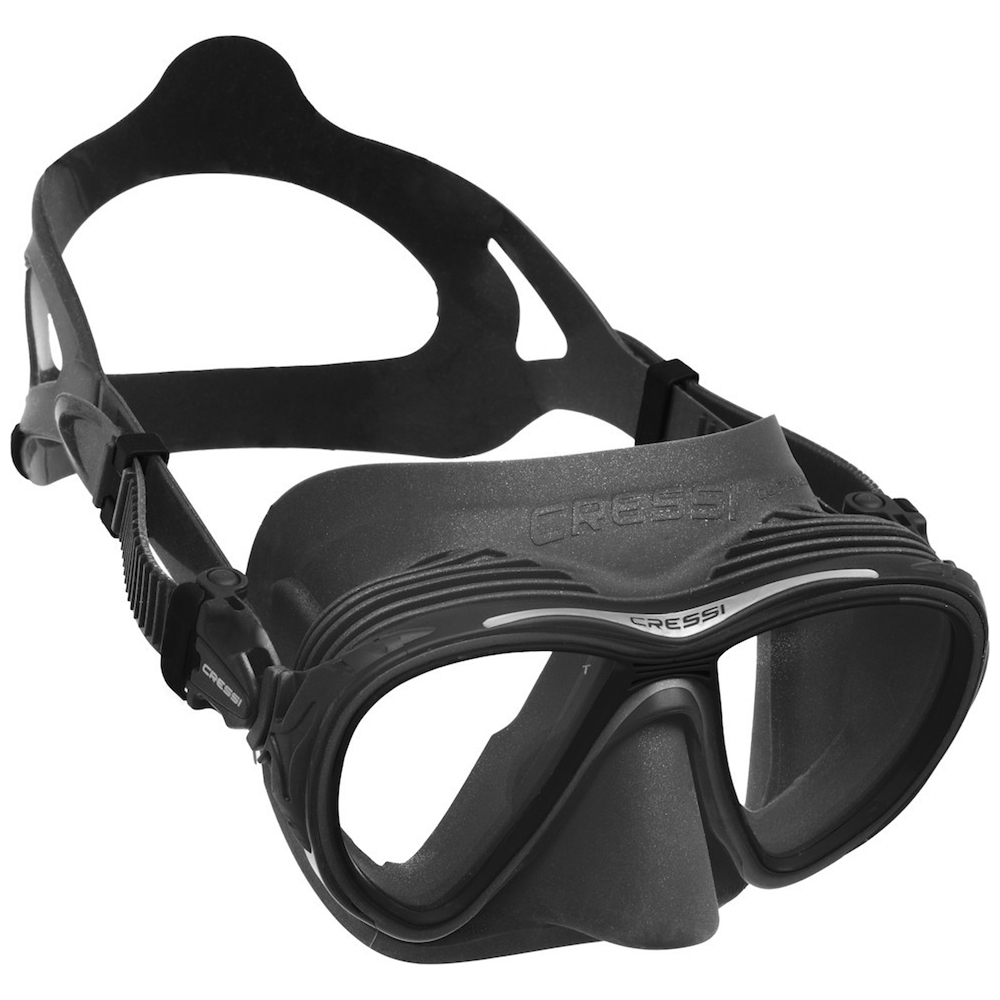 Cressi Quantum Mask, Two Lens - Black/Black