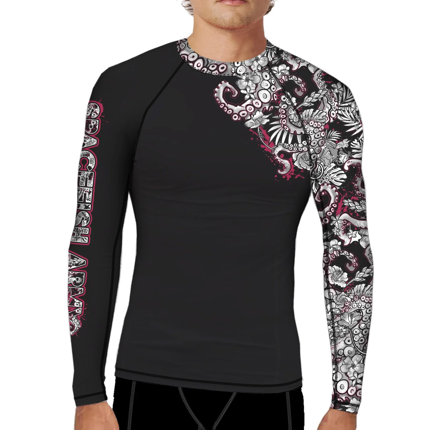 Spacefish Army Octopower Rashguard (Men’s)