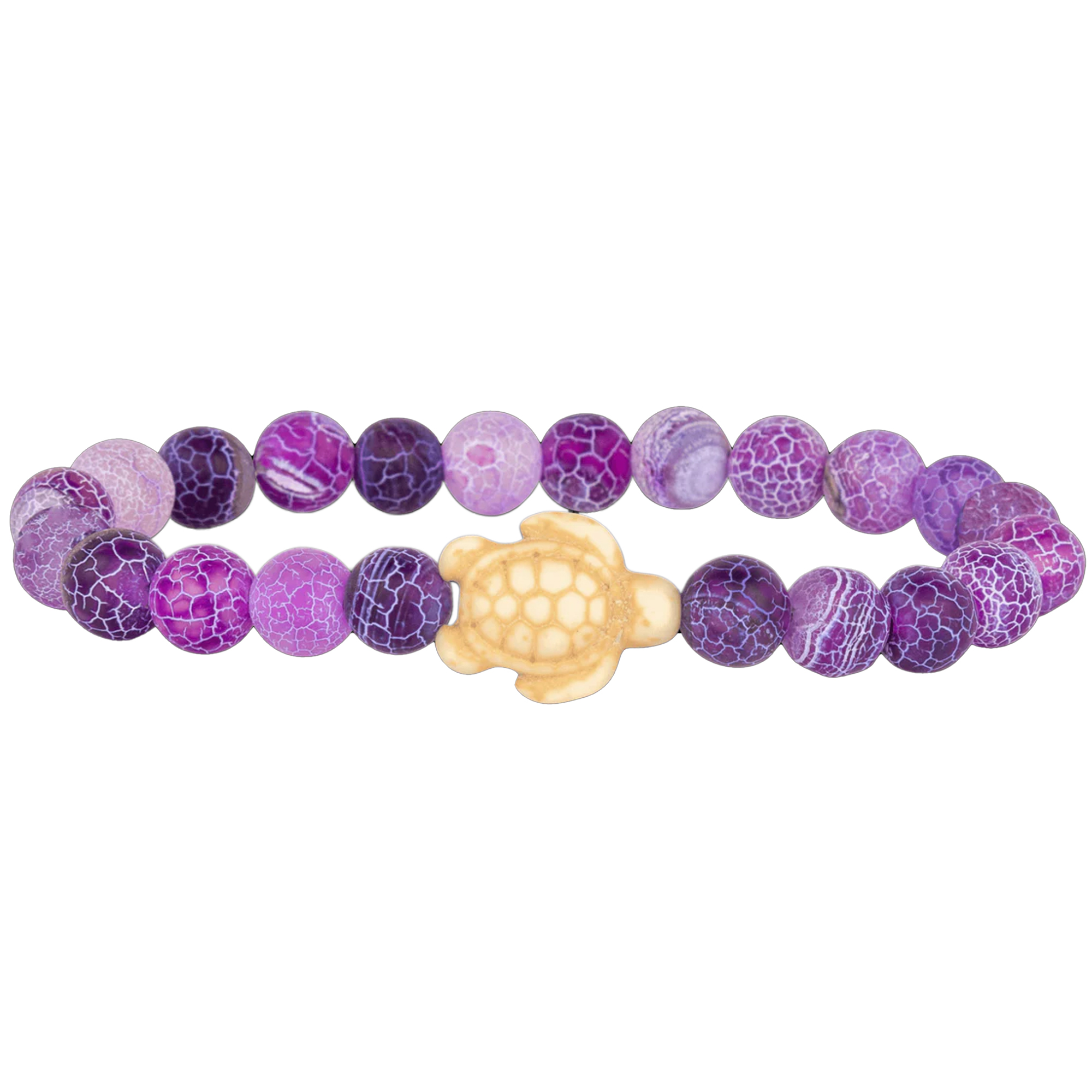 Fahlo The Journey Bracelet - Sea Turtle - Coral Reef Violet