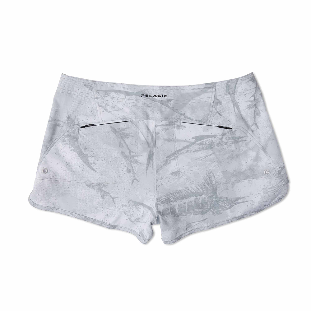 Pelagic Moana Shorts -back - light grey