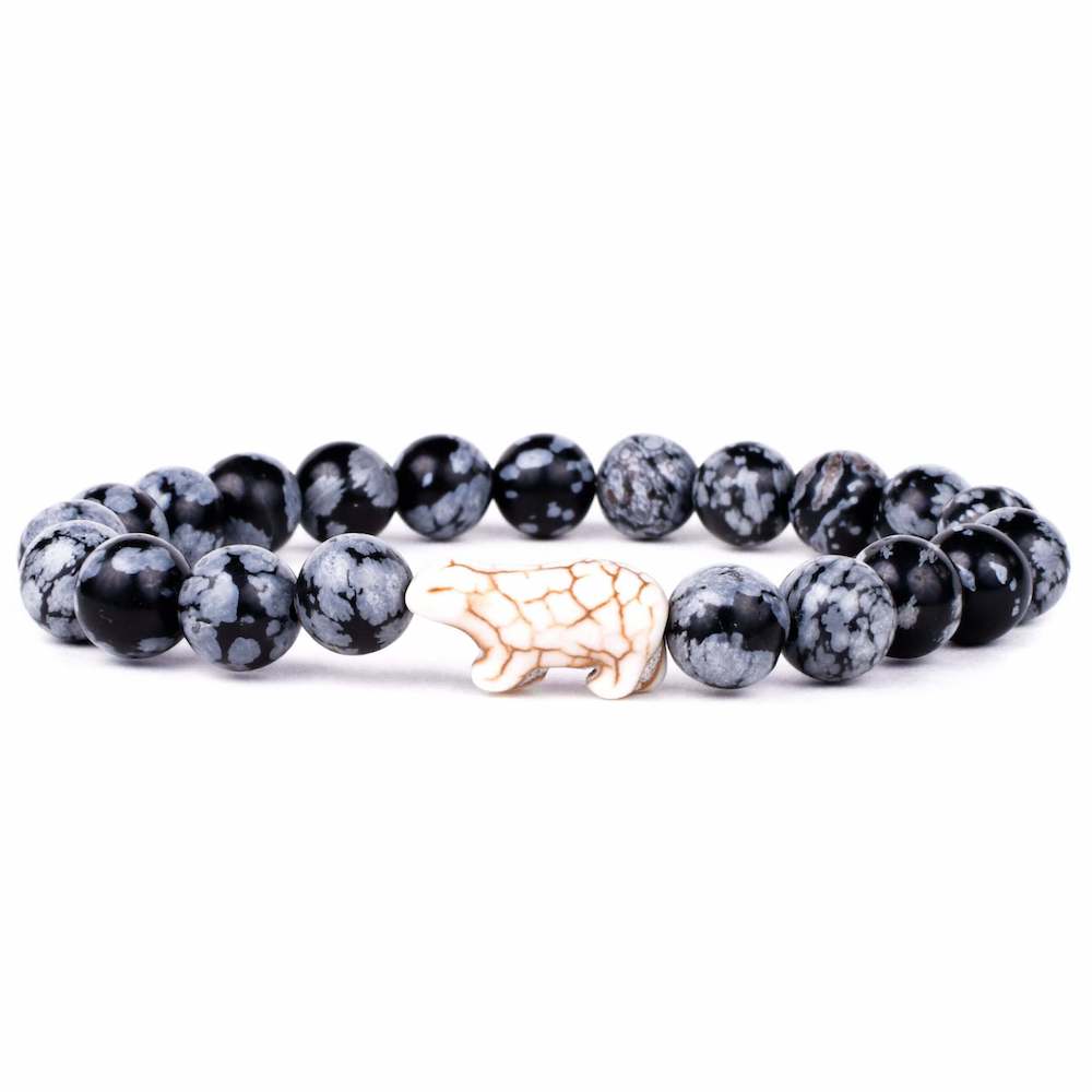 Fahlo The Venture Bracelet - Polar Bear - Papillae Stone