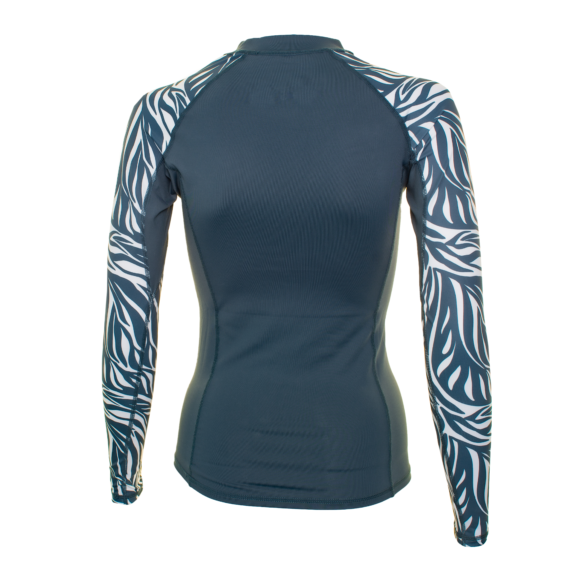 EVO Aura Long Sleeve Rashguard Back - Slate Blue