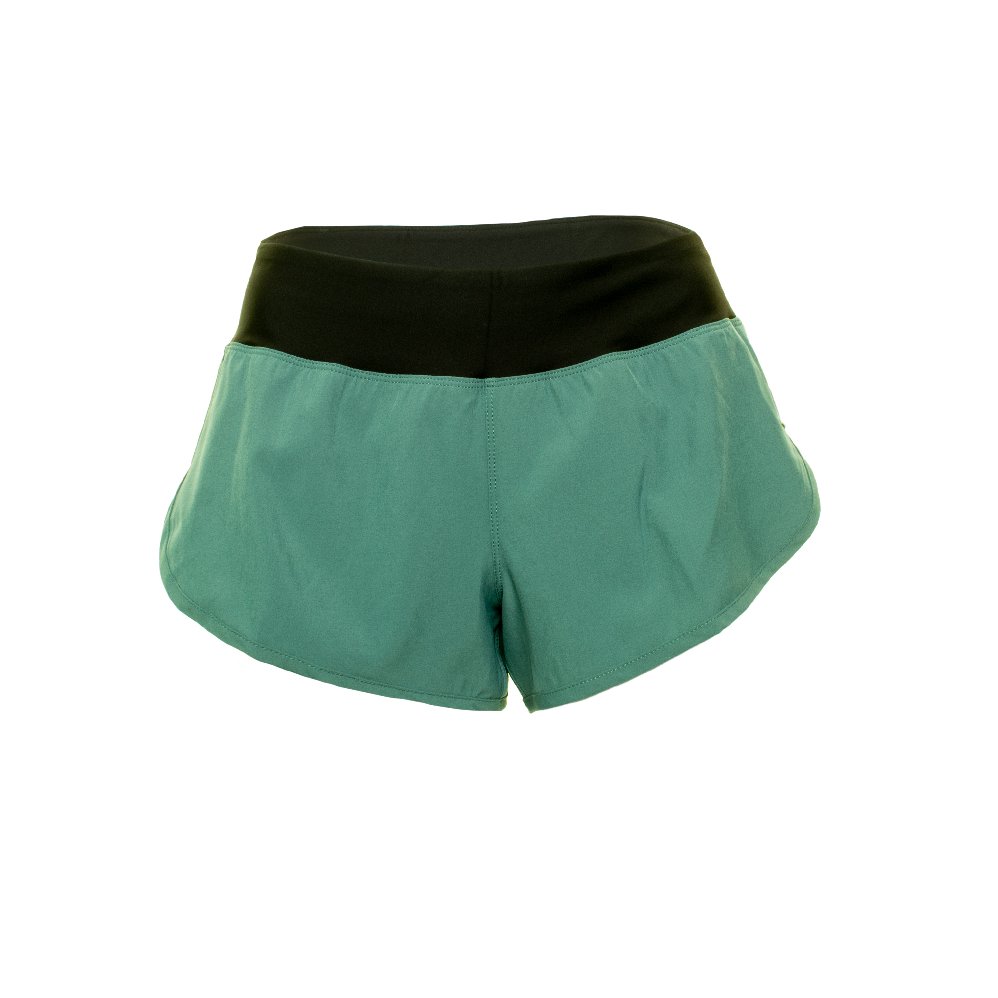 EVO Sky Athleisure Shorts Teal Front