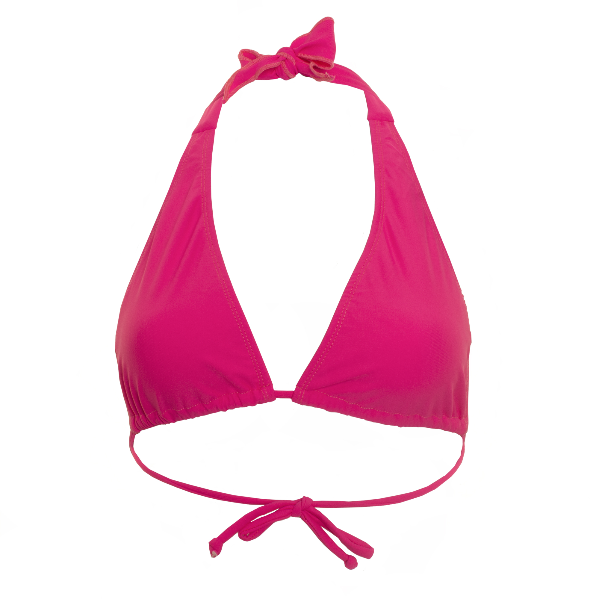 Jelly Swimwear Halter Bikini Top Neon Pink