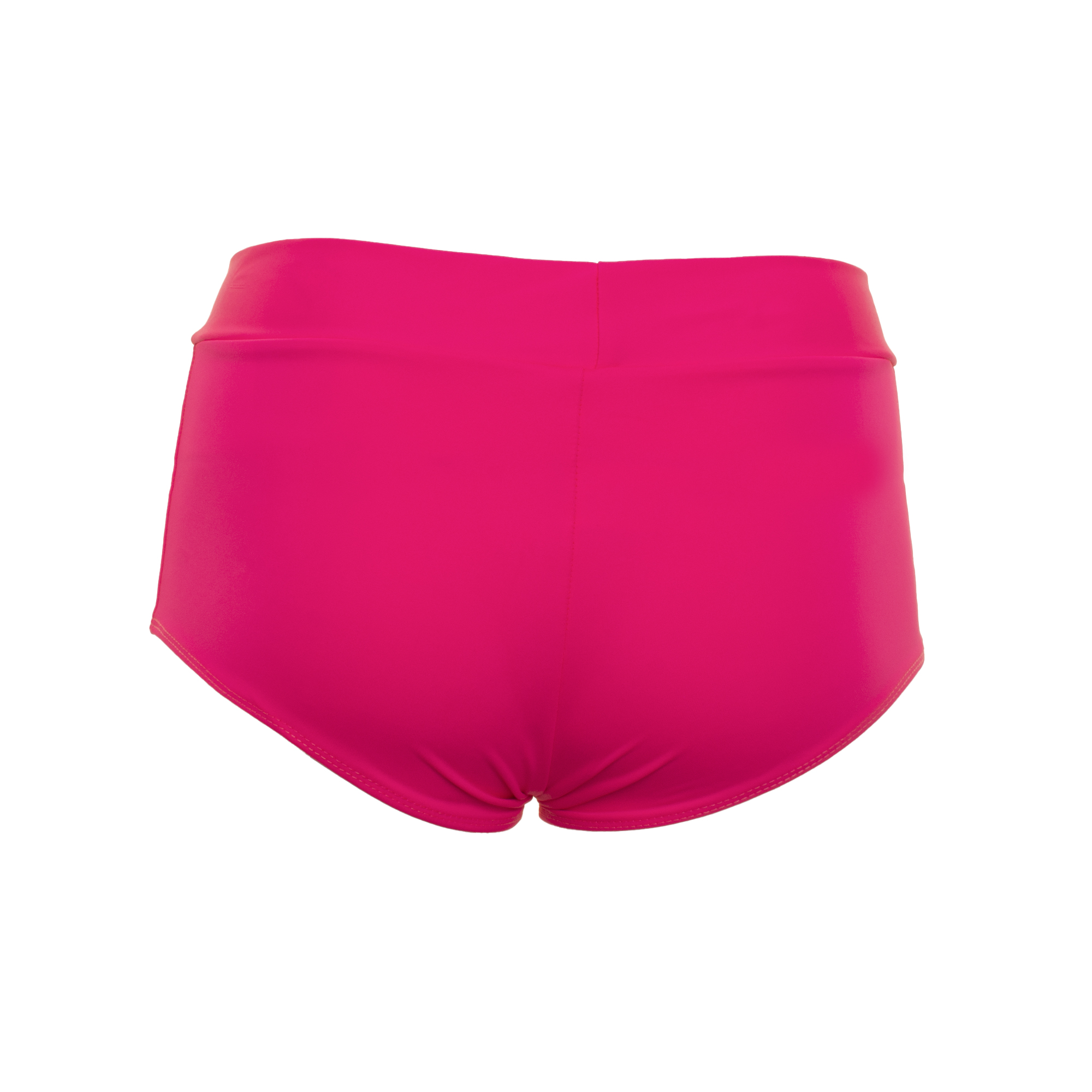 Jelly Swimwear Hip Huggers Bikini Bottom Back Neon Pink