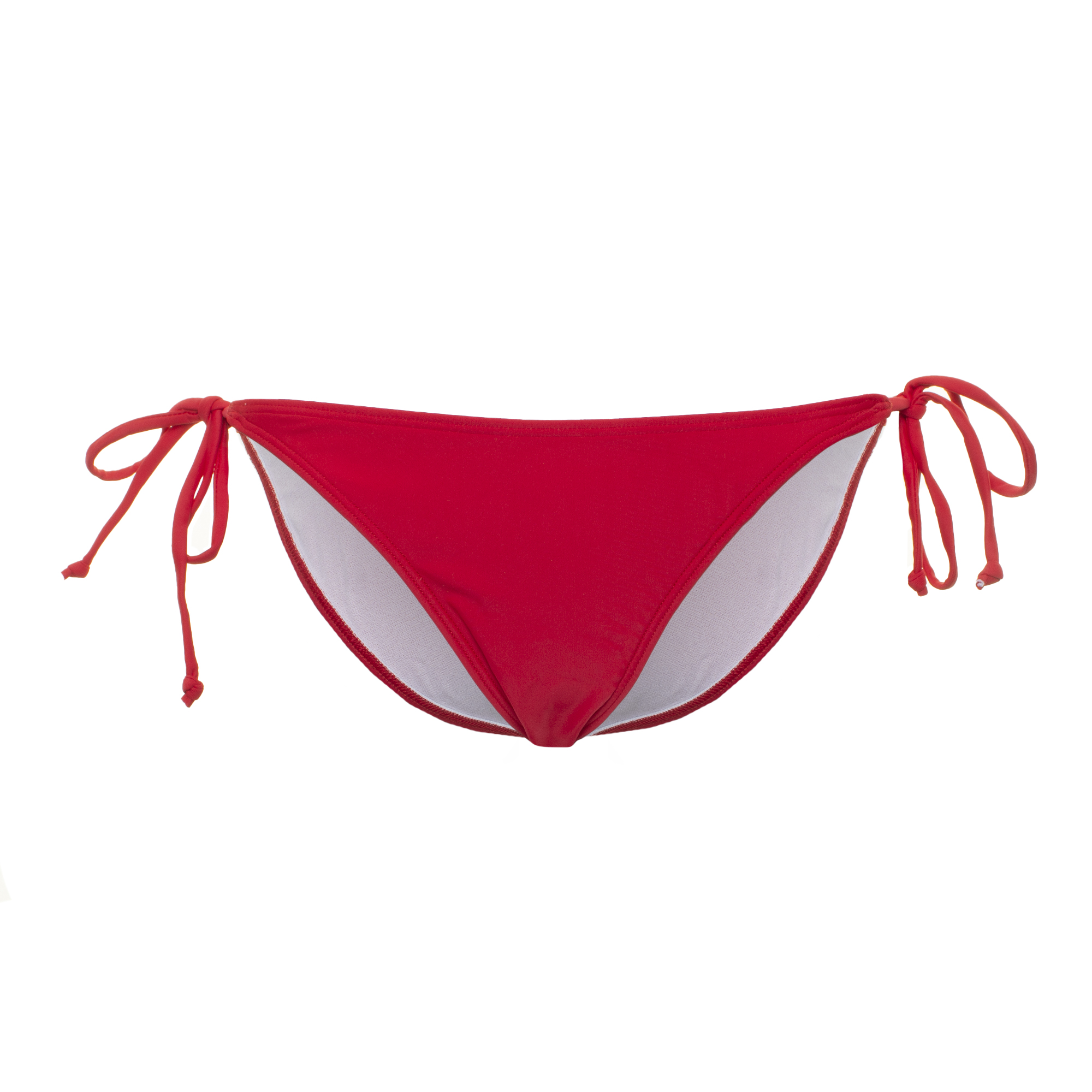 Jelly Swimwear Side-Tie American Style Bikini Bottom Red Front