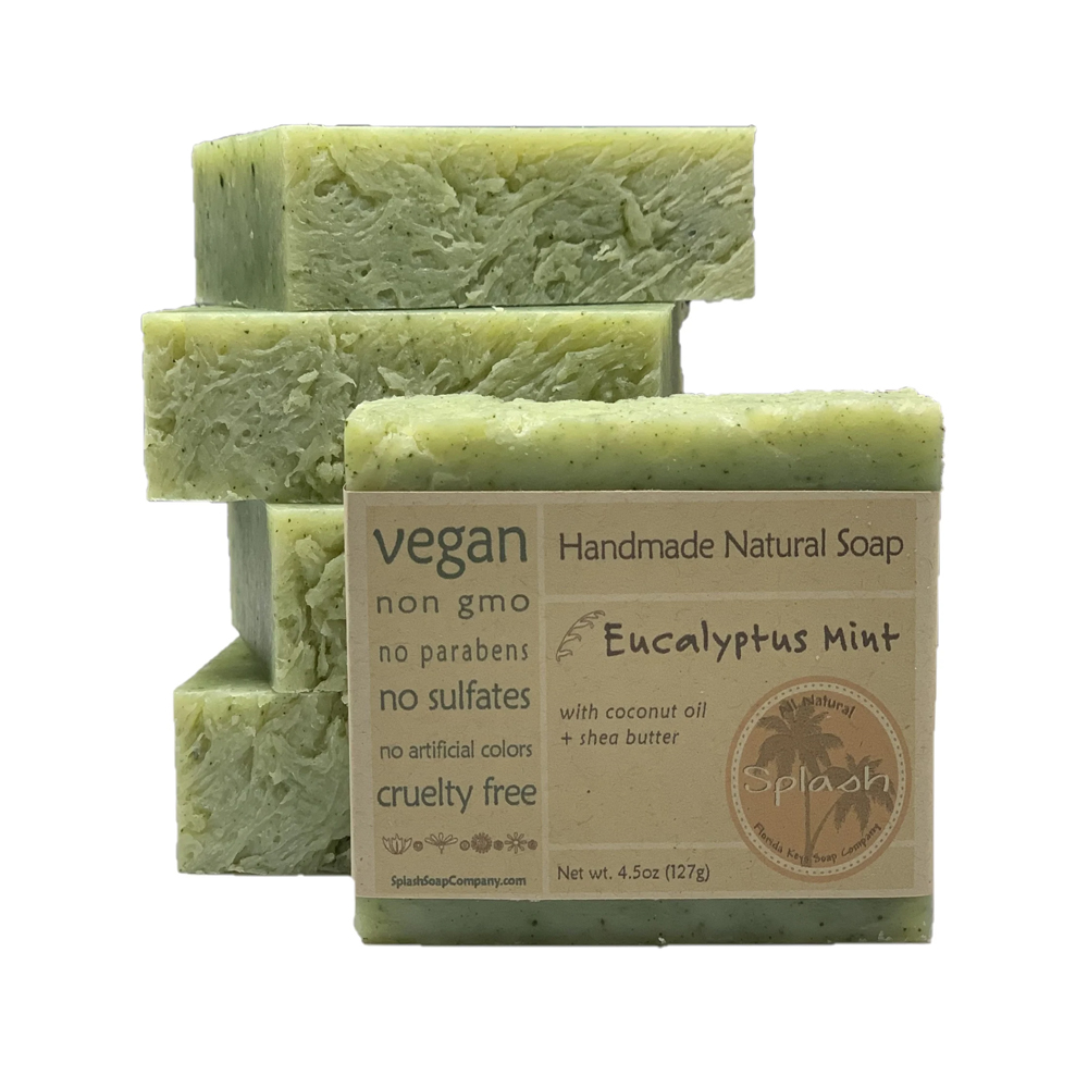 Splash Soap Company Natural Soap -Eucalyptus Mint