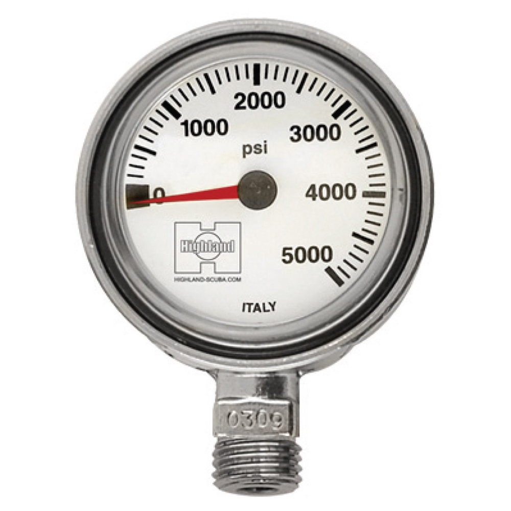 Highland Thin-Line Submersible Pressure Gauge - Front