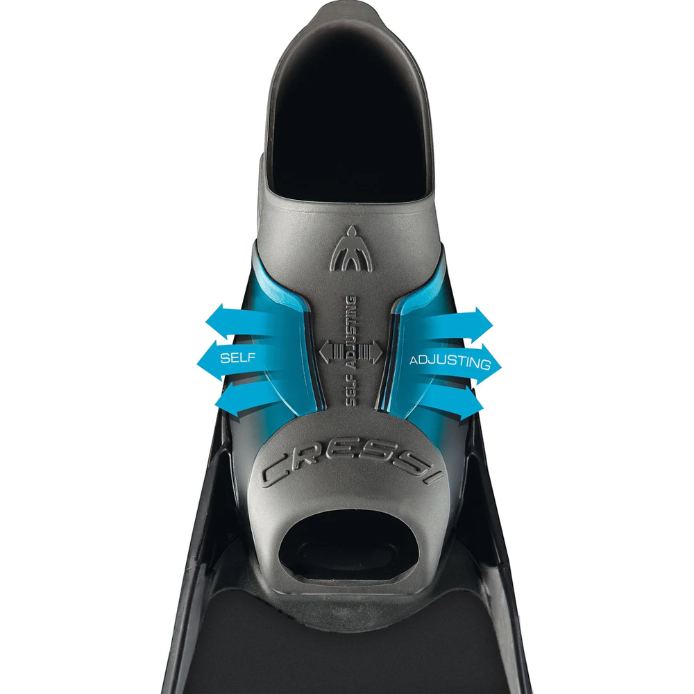 Cressi Gara Modular Sprint Full Foot Fins - Foot Pocket