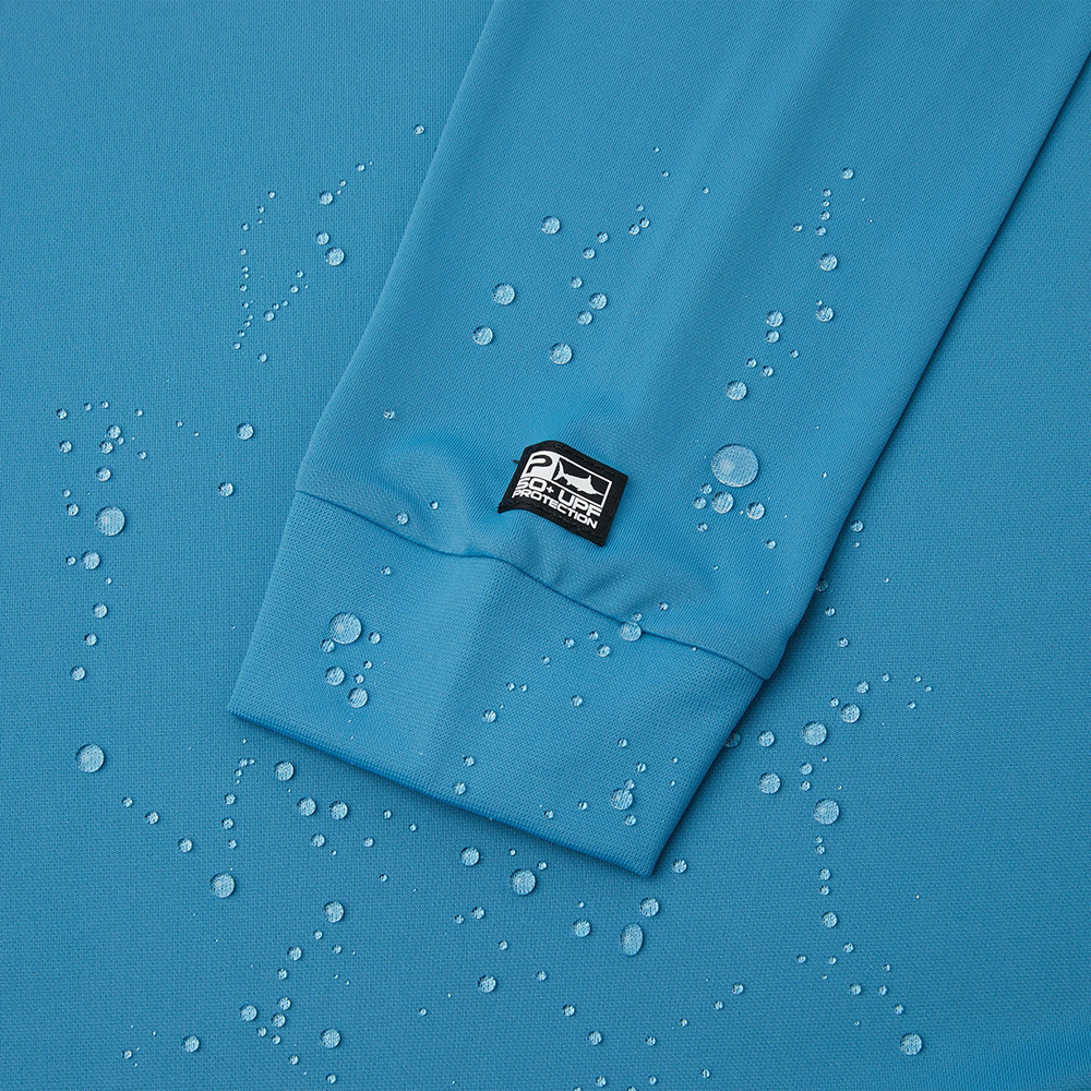Pelagic Aquatek Twin Beeks Long Sleeve Performance Shirt- Ocean - Water