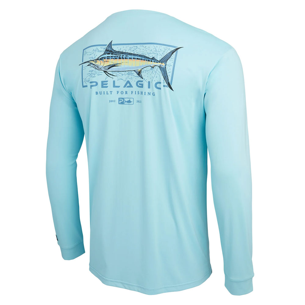 Pelagic Aquatek Marlin Mind Long Sleeve Performance Shirt (Men's)