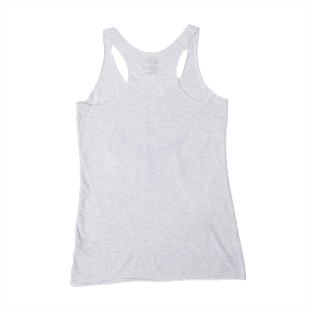 Pelagic Tails Up Premium Tank Top - Heather White Back