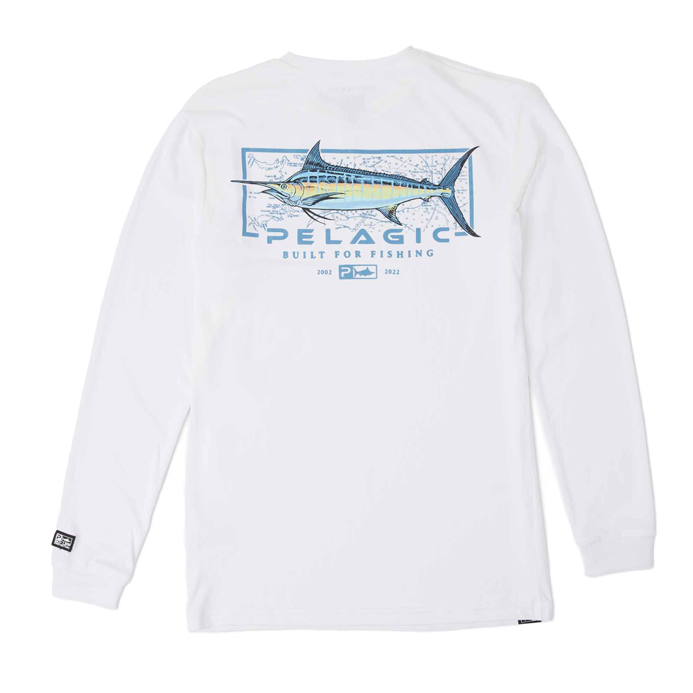 Pelagic Aquatek Marlin Mind Long Sleeve Performance Shirt - Back