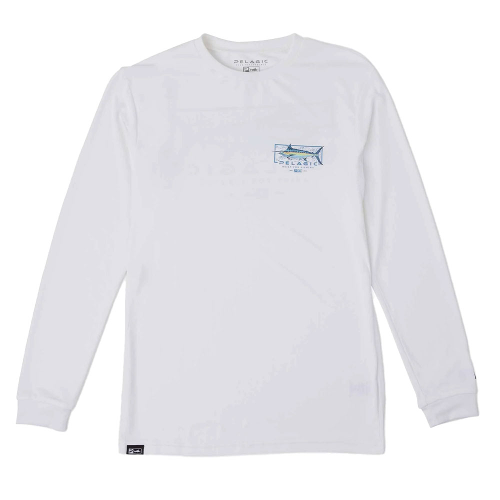 Pelagic Aquatek Marlin Mind Long Sleeve Performance Shirt - Front