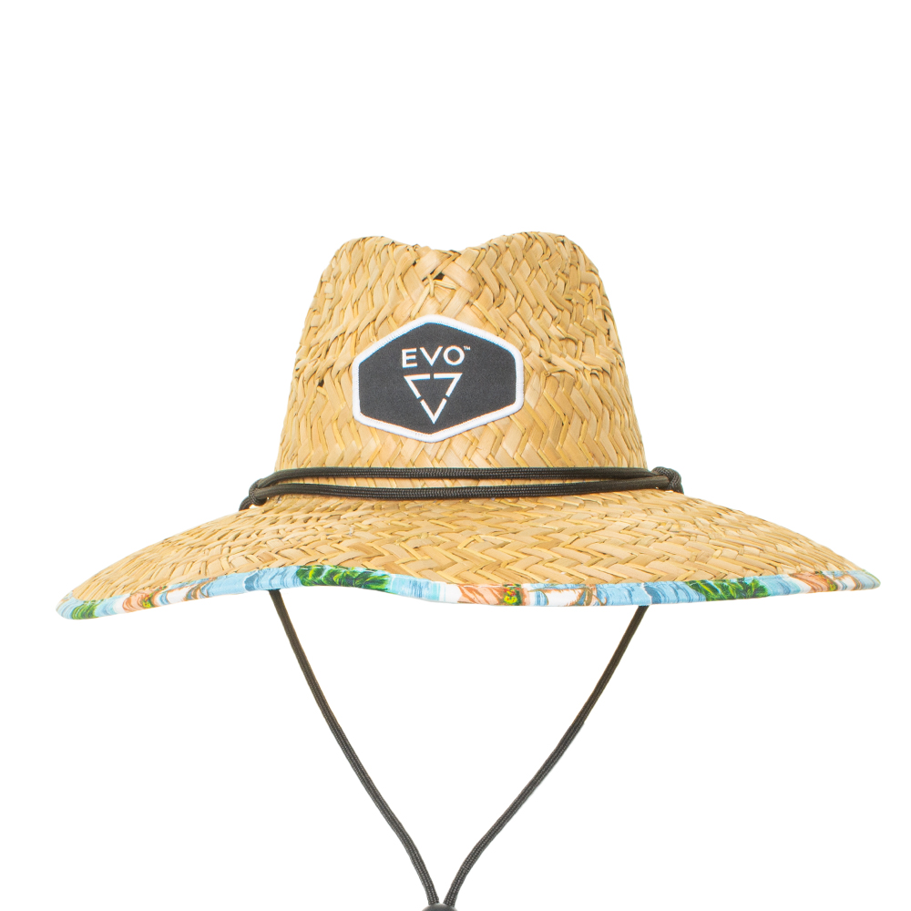 EVO Straw Lifeguard Hat - Castaway front