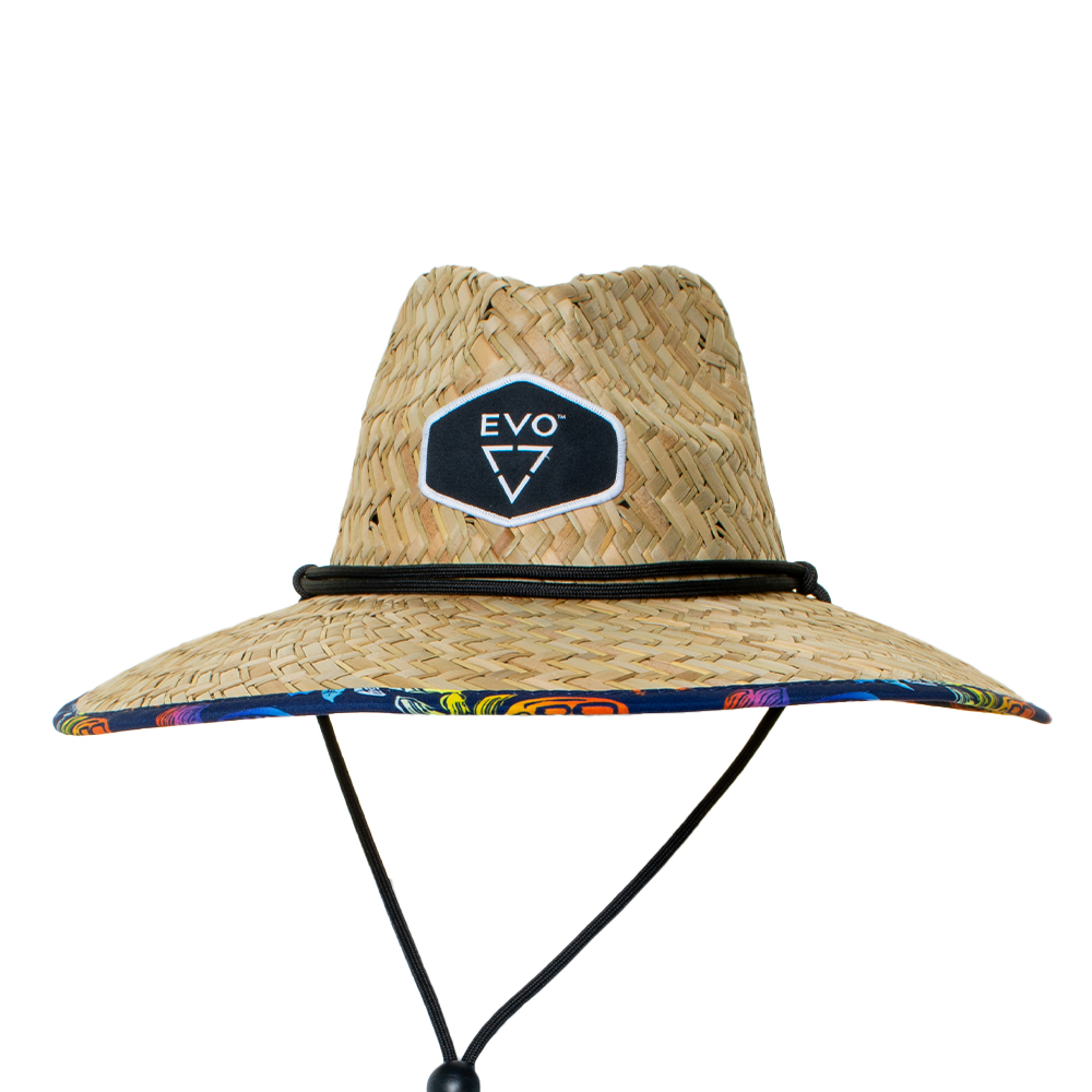 EVO Straw Lifeguard Hat - Cove front