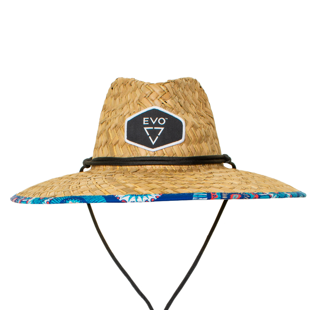 EVO Straw Lifeguard Hat - Lido front