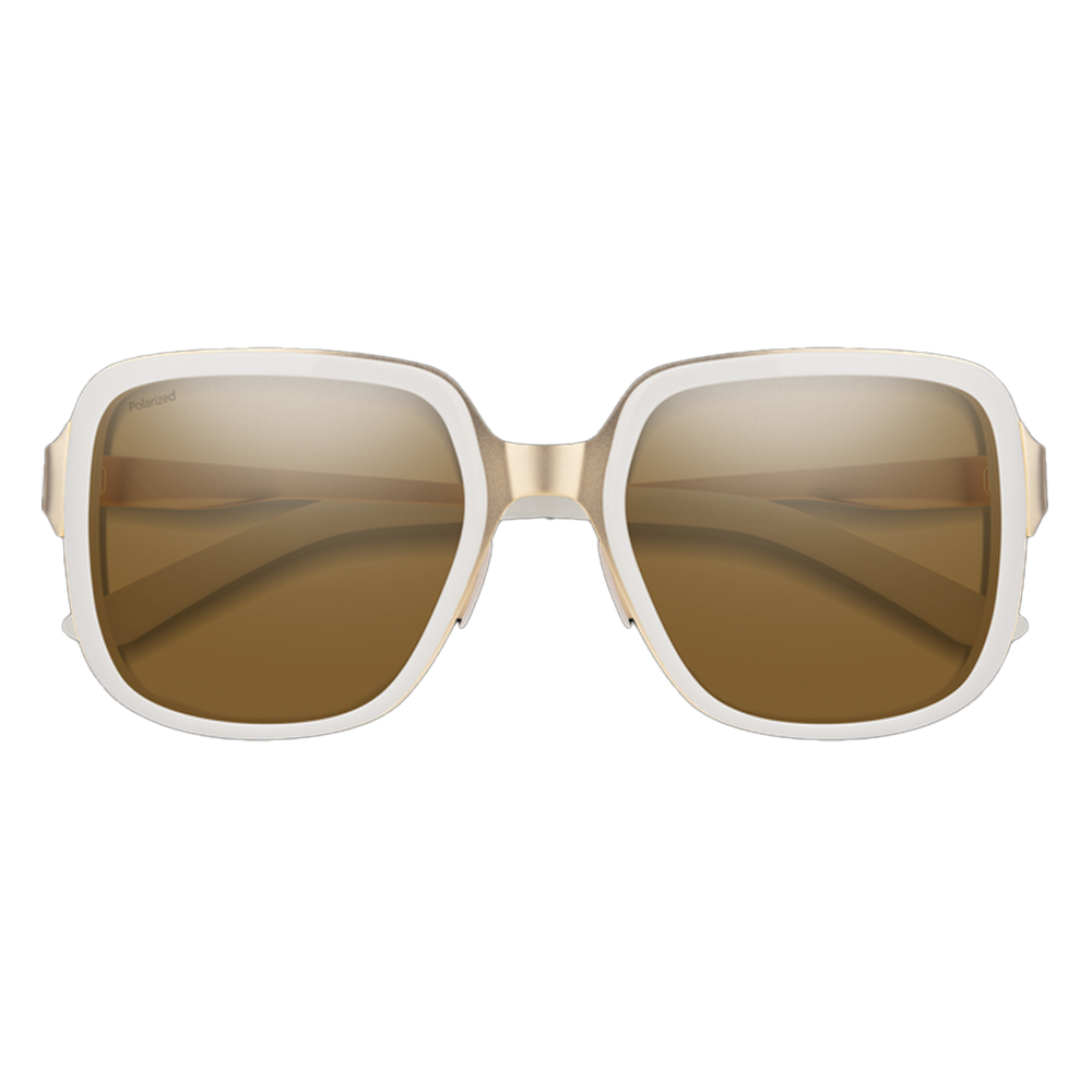 White Gold/Polarized Brown Lens - Front