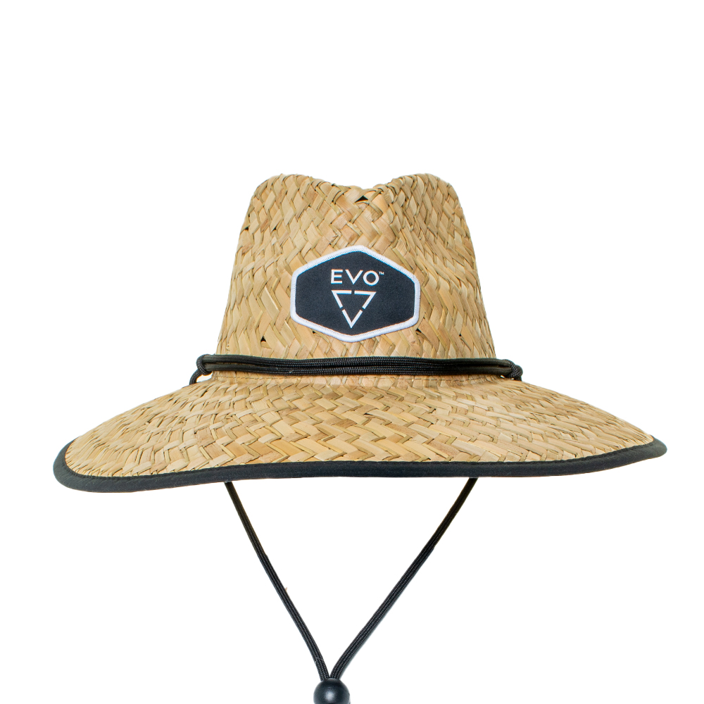 EVO Straw Lifeguard Hat - Jetty Front