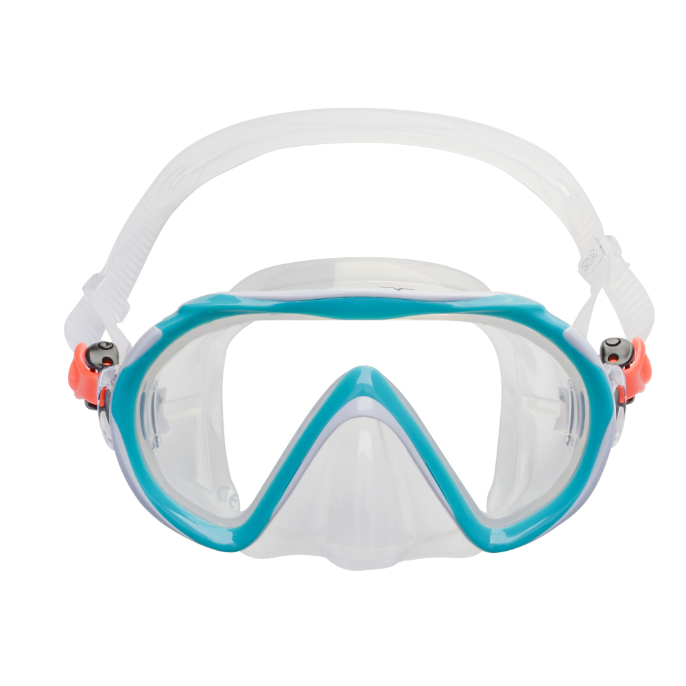 EVO One Snorkel Gear Package (Kid's) - Green/White Mask