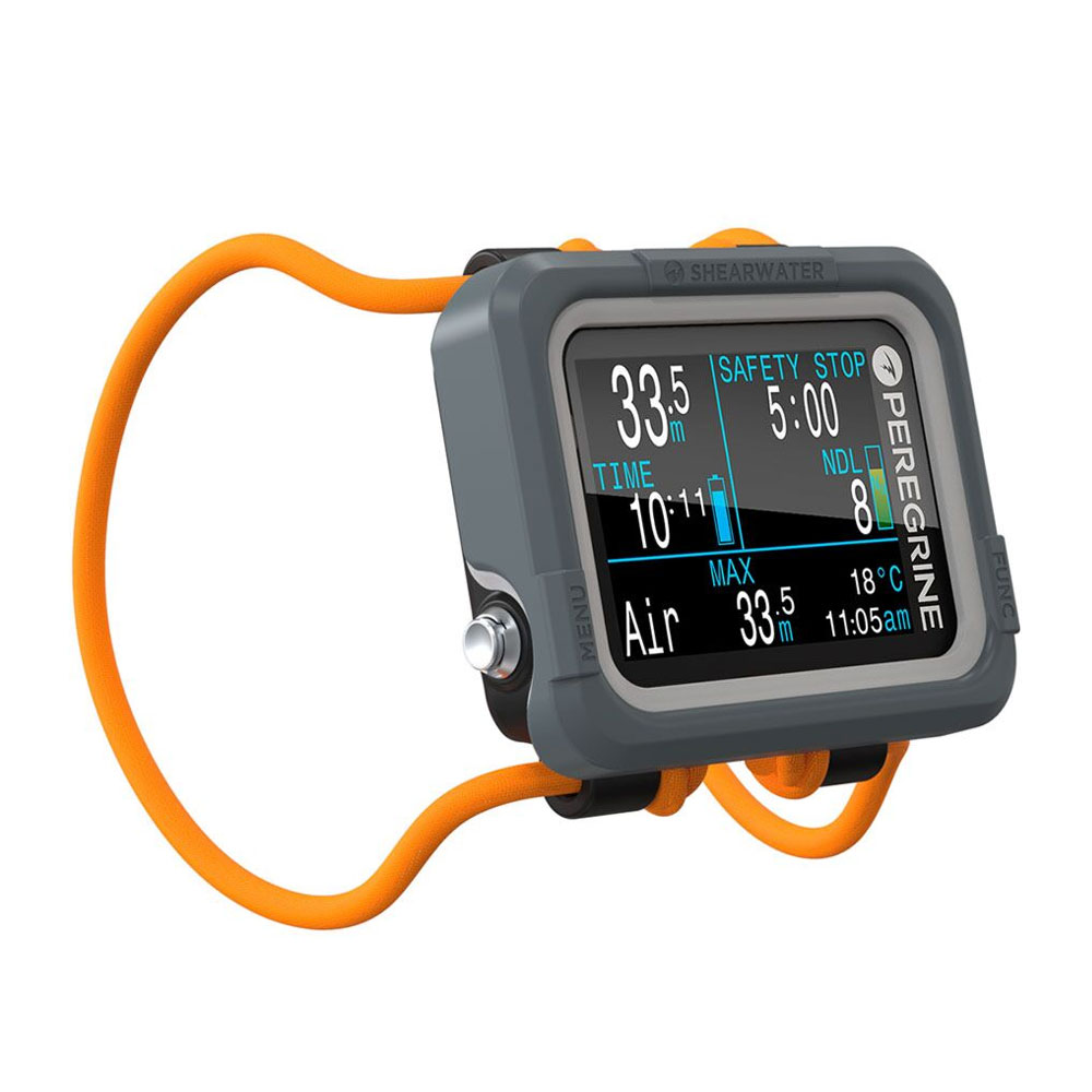 Shearwater Peregrine Wrist Dive Computer - Adventure Edition Dark Alternate Wristband View