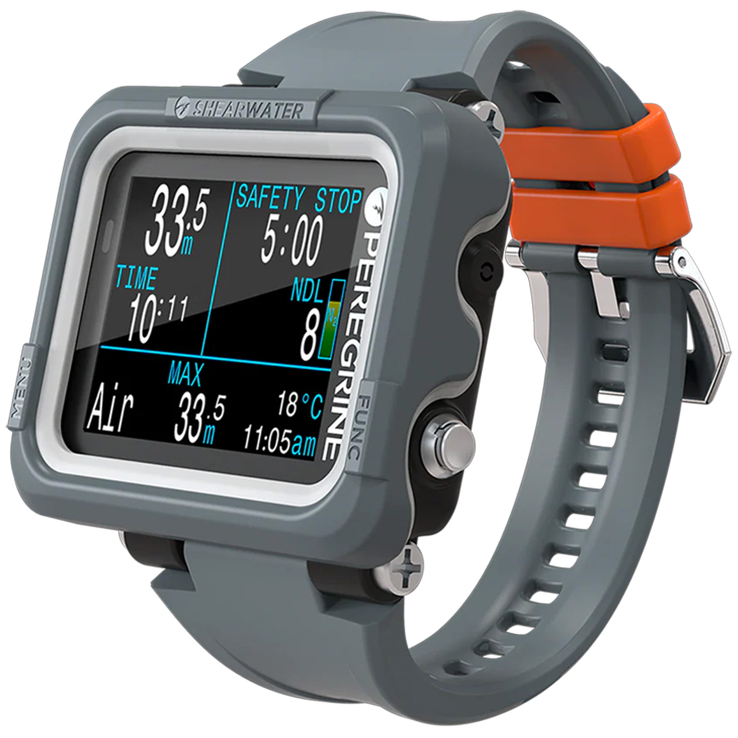 Shearwater Peregrine Wrist Dive Computer - Adventure Edition Dark