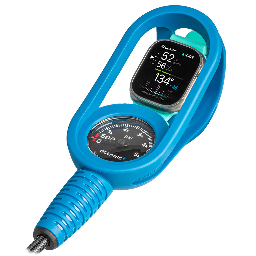 Oceanic+ Pressure Gauge Console for Apple Watch Ultra (PSI) - Apple Watch Not Included