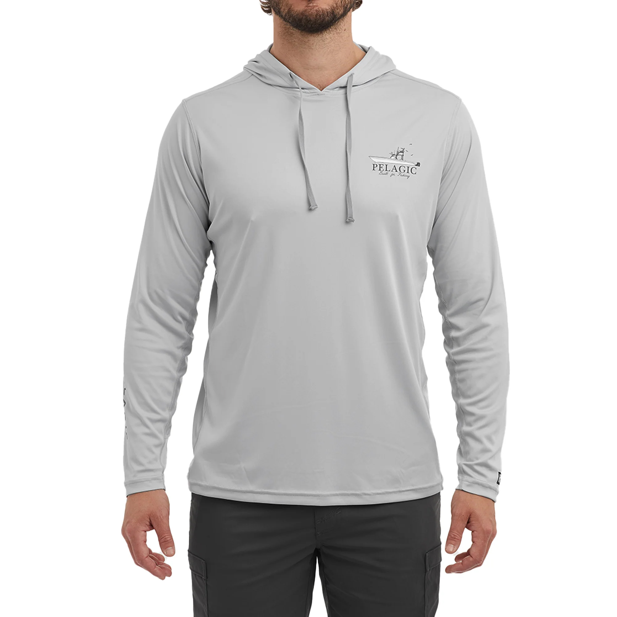 Pelagic Vaportek Hooded Long Sleeve Performance Shirt - Front Lifestyle
