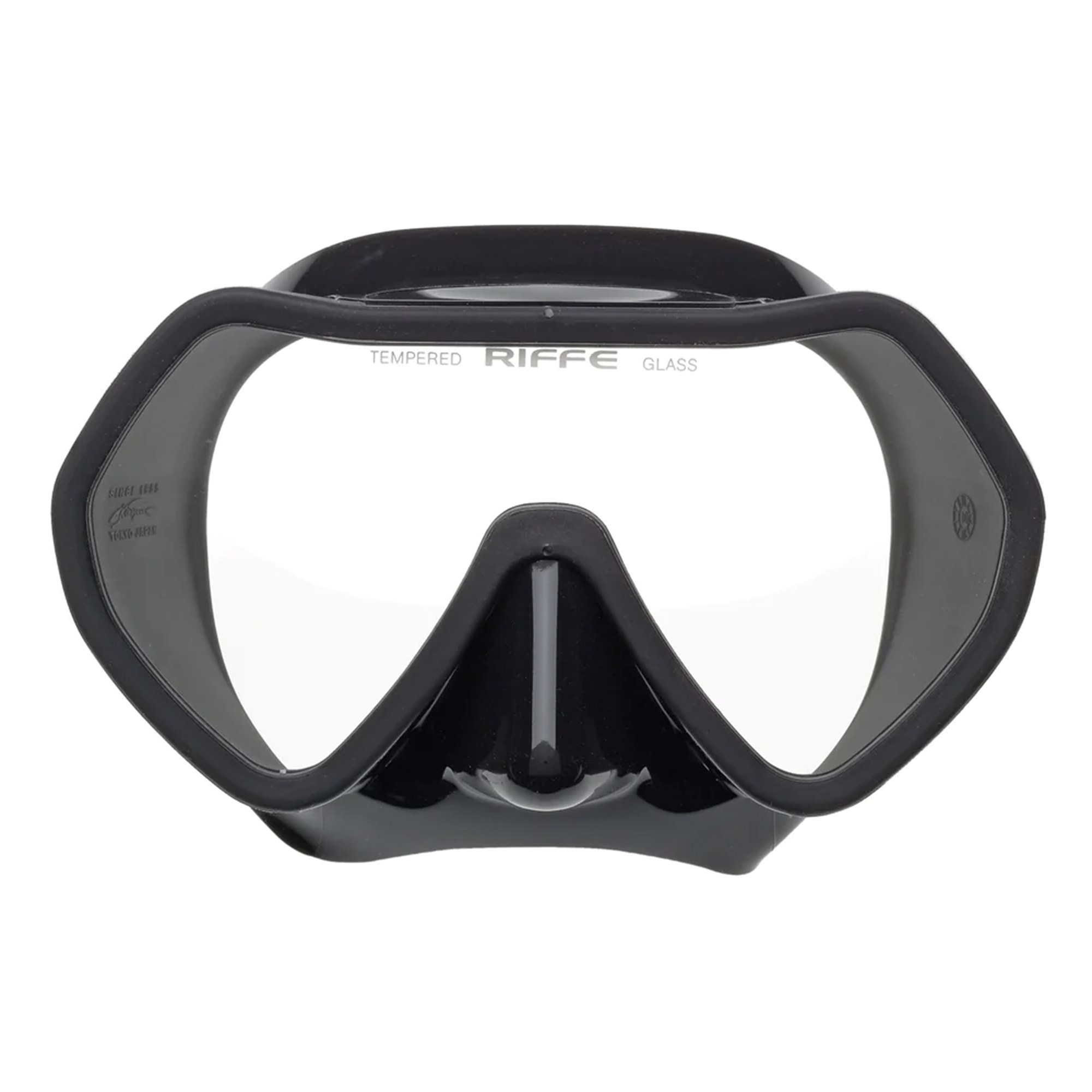 Riffe Frameless Black Mask