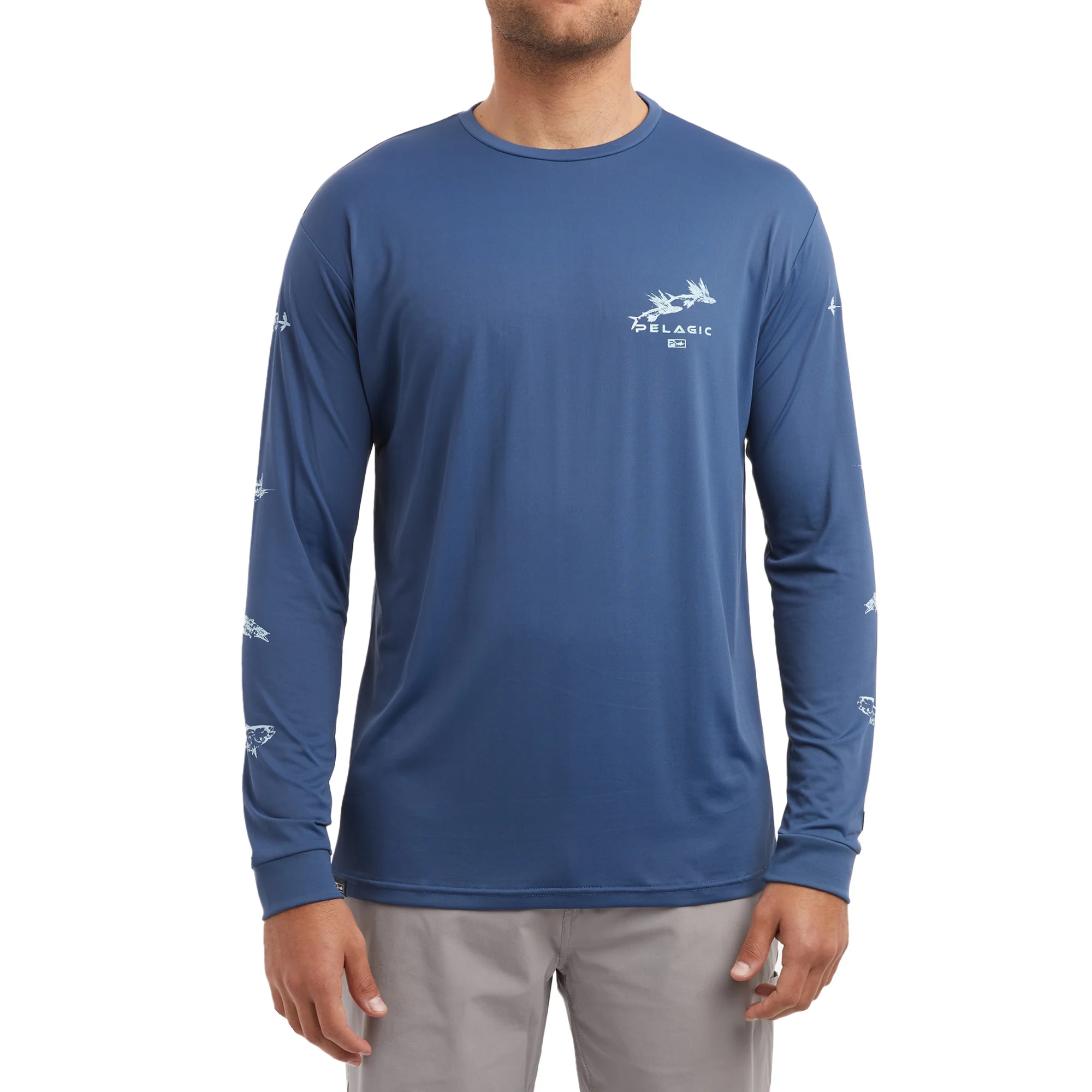 Pelagic Aquatek Gyotaku Long Sleeve Performance Shirt