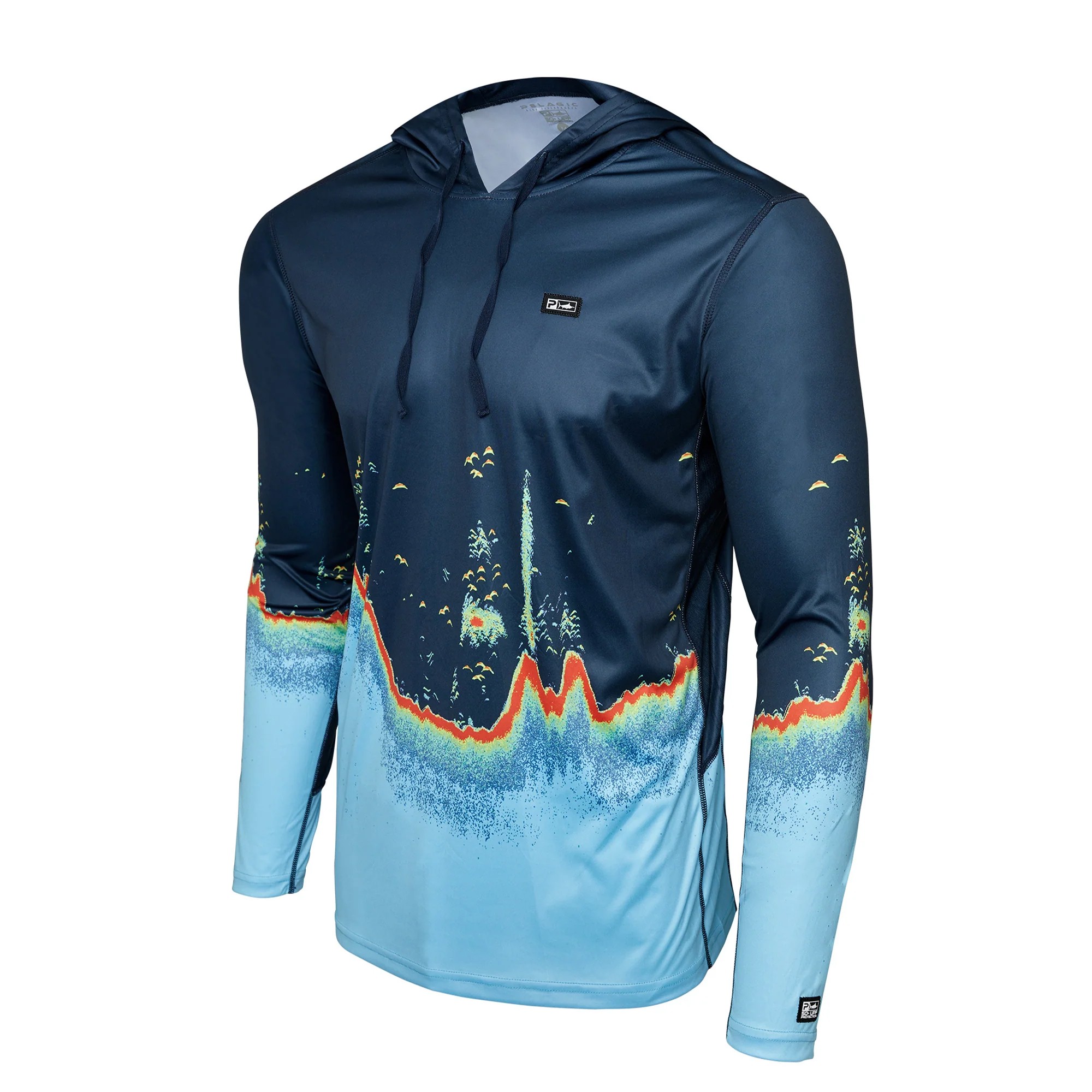 Pelagic Vaportek Sonar Hooded Long Sleeve Performance Shirt (Men’s) 
Fishing Hoodie