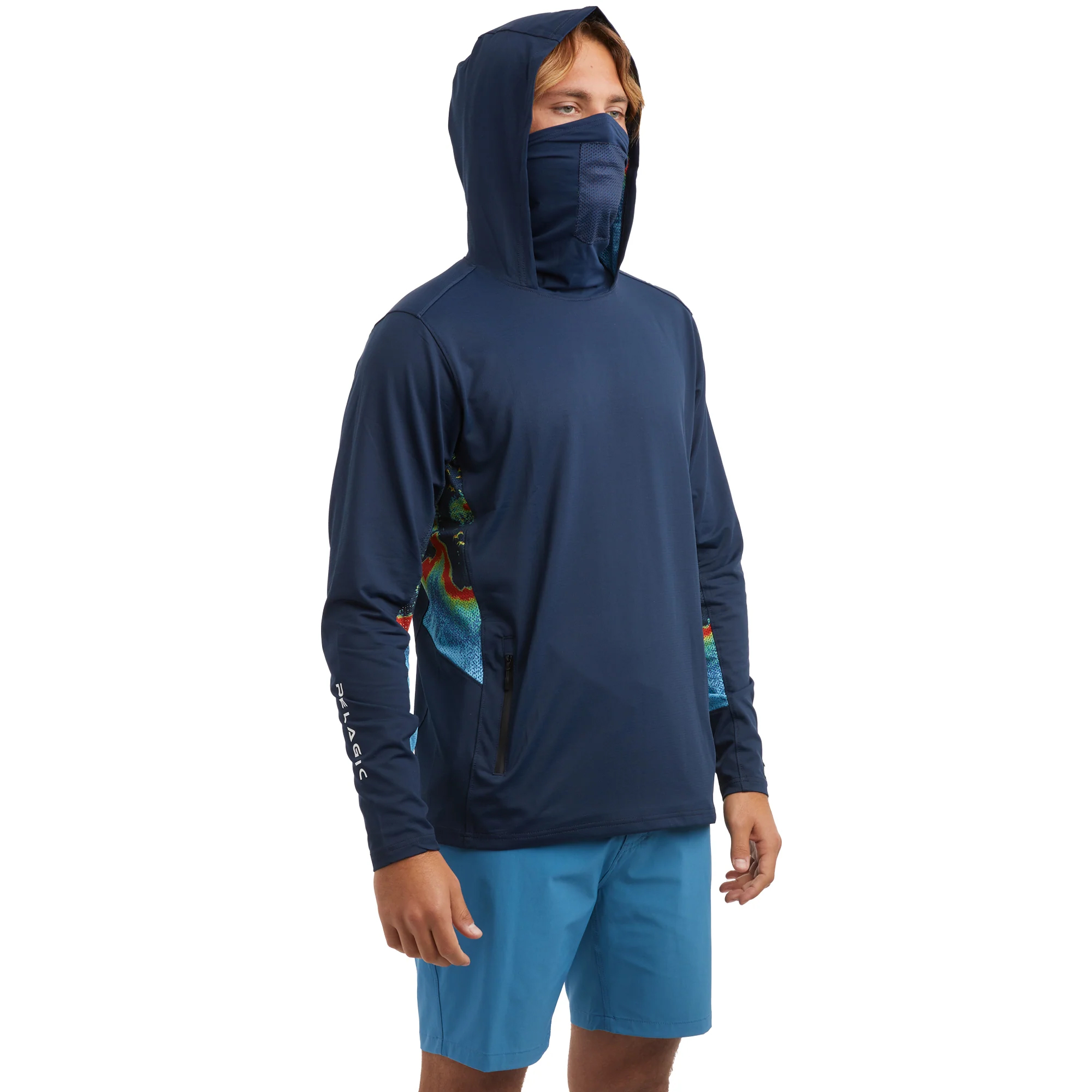 Pelagic Exo-Tech Sonar Hooded Performance Shirt (Men’s) - Model