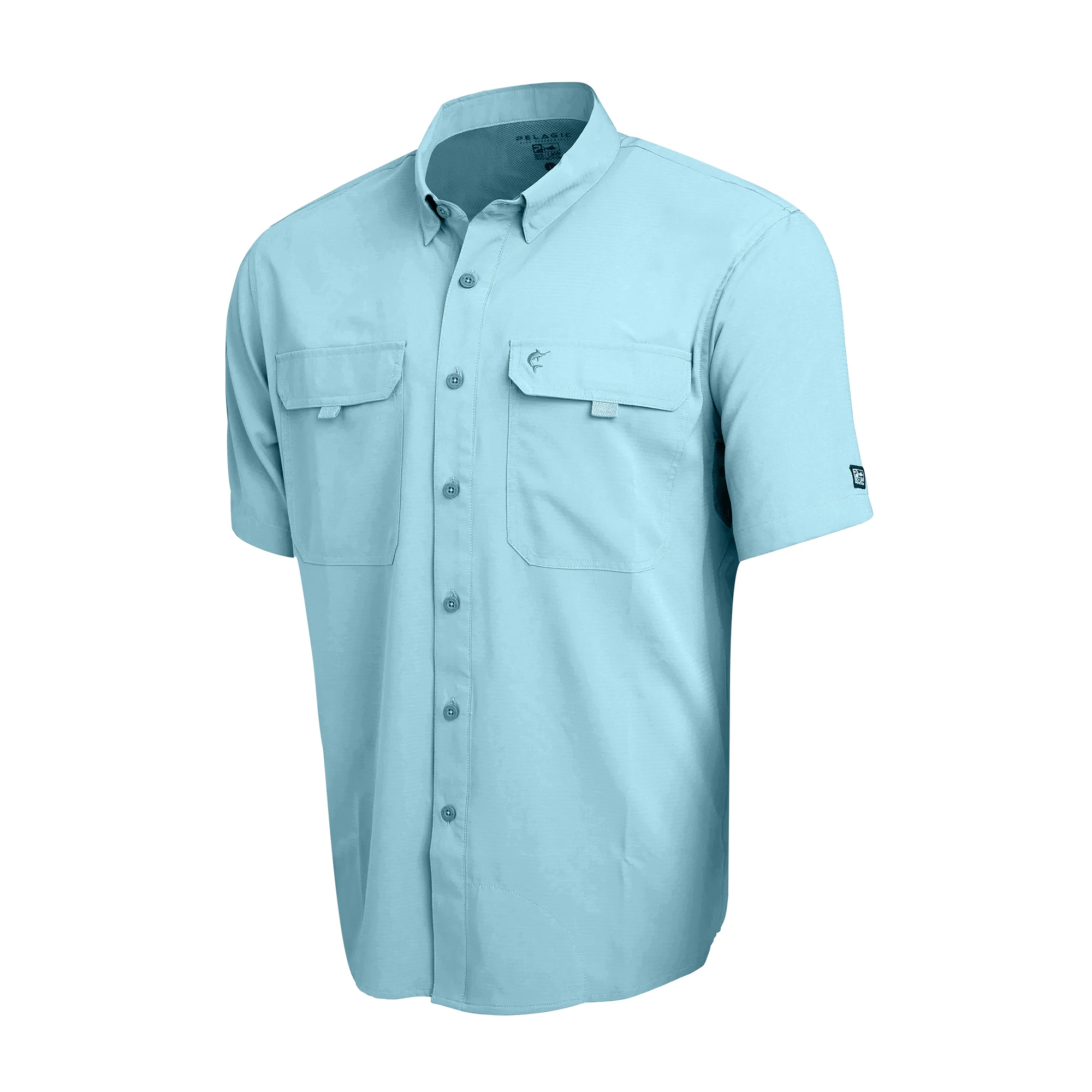 Pelagic Keys Short Sleeve Button Down Performance Shirt (Men’s)