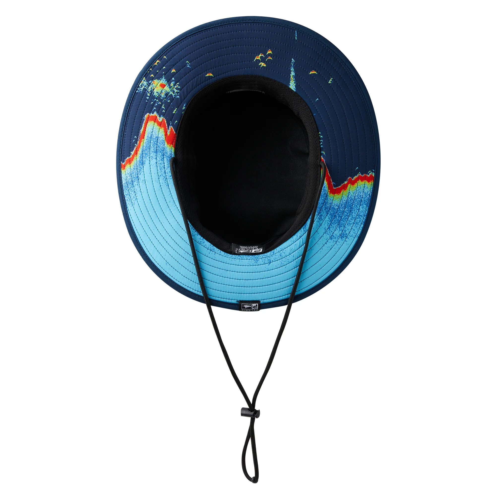 Pelagic Sunsetter Pro Sonar Bucket Hat - Underneath